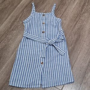 🏷 2/$12 Striped Blue and White Kids Dress